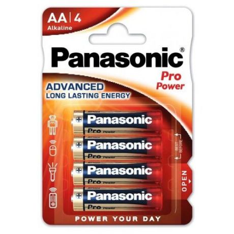 Батарейка Panasonic Pro Power AA/LR6, 2 шт.