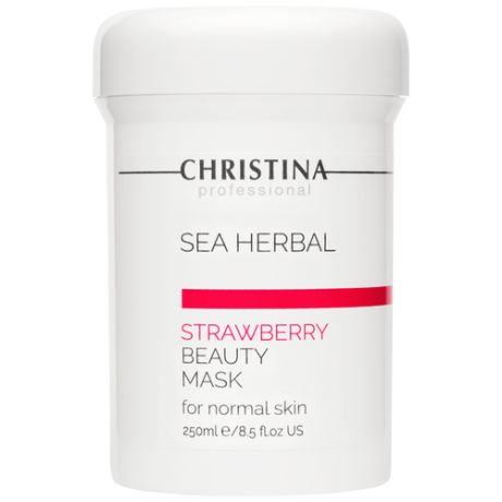 Christina Sea Herbal маска красоты Клубника, 60 мл