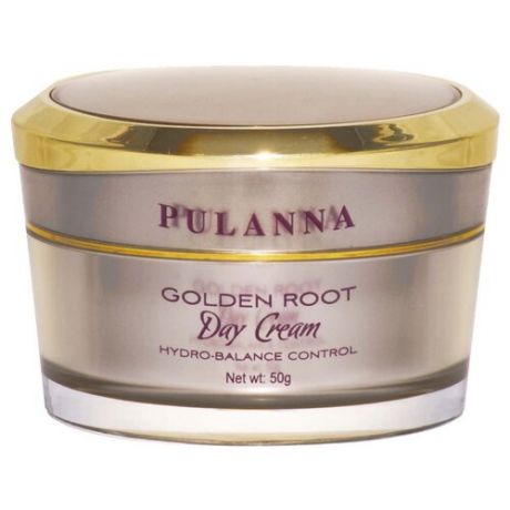 PULANNA Golden Root Day Cream Hydro-Balance Control Восстанавливающий дневной крем для лица и шеи, 50 г