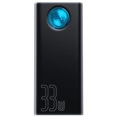 Аккумулятор Baseus Amblight Power Bank PD3.0+QC3.0, 30000 mAh, черный