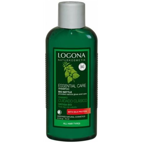 Logona шампунь Nettle Essential Care с экстрактом Крапивы, 500 мл