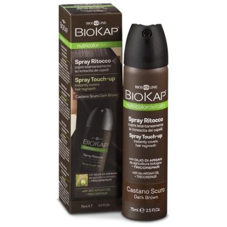 Спрей BioKap Nutricolor Spray Touch Up Dark Brown, 75 мл