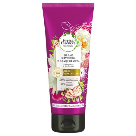 Herbal Essences бальзам-ополаскиватель Белая клубника и Сладкая мята, 275 мл