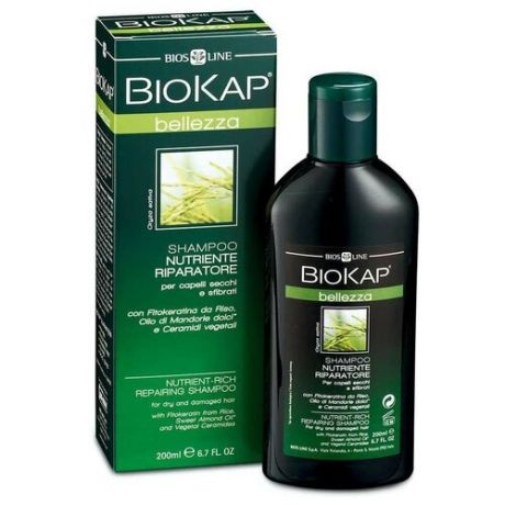 BioKap шампунь Nutriente Riparatore питательный, восстанавливающий, 200 мл