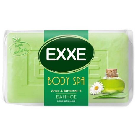 EXXE Мыло кусковое Body Spa Алоэ & витамин Е, 160 г