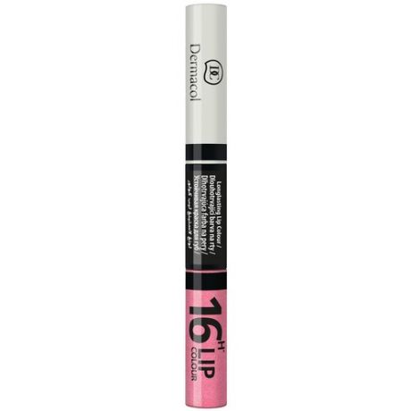 Dermacol Устойчивая краска+блеск для губ 16H Lip Color, 04