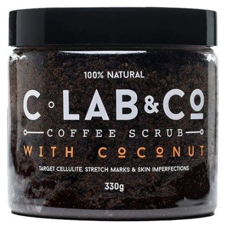 C Lab & Co скраб кофейный с кокосом 330 г