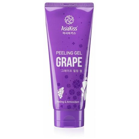 Asiakiss Пилинг гель для лица Grape Peeling Gel с экстрактом винограда 180 мл