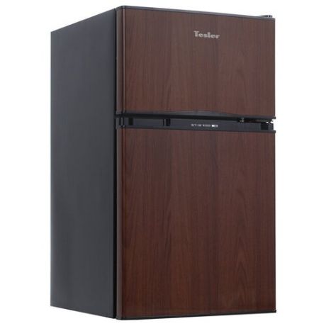 Двухкамерный холодильник TESLER RCT-100 Wood