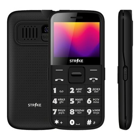 Телефон Strike S20, черный