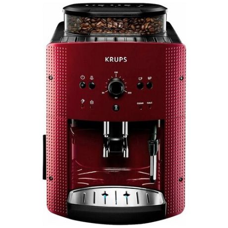Кофемашина Krups EA810770 Essential, красный/черный