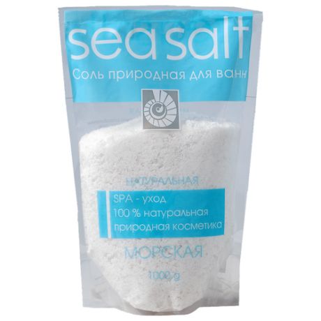 Северная жемчужина Соль для ванн Морская натуральная, 1 кг