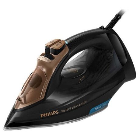 Утюг Philips GC3929/64 PerfectCare, черный/коричневый