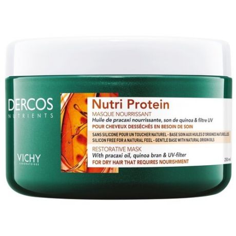 Vichy DERCOS Nutri Protein Восстанавливающая маска для волос, 250 мл