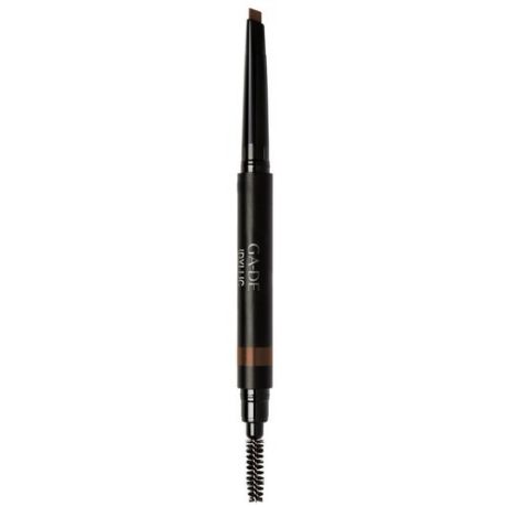 Ga-De Карандаш для бровей Idyllic Satin Eyebrow Pencil, оттенок 600 Grey Brown