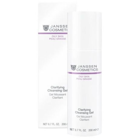 Janssen Cosmetics гель очищающий для жирной кожи Clarifying Cleansing Gel, 200 мл