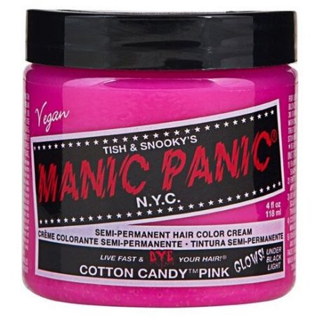 Крем Manic Panic High Voltage Cotton Candy Pink, розовый оттенок, 118 мл