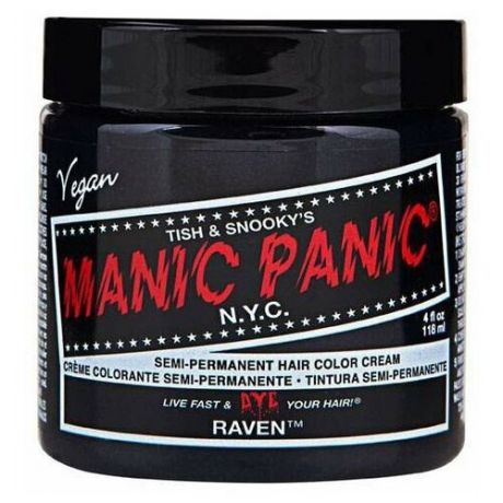 Крем Manic Panic High Voltage Raven черный оттенок, 118 мл