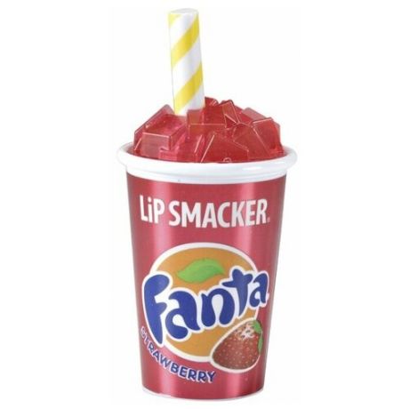 Lip Smacker Бальзам для губ с ароматом Fanta strawberry