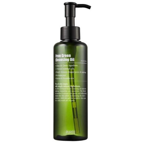Purito гидрофильное масло From Green Cleansing Oil, 200 мл