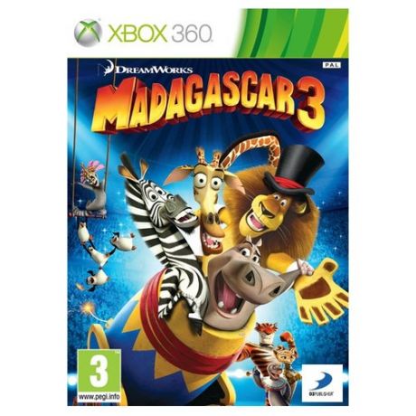 Игра для Nintendo 3DS Madagascar 3, русские субтитры