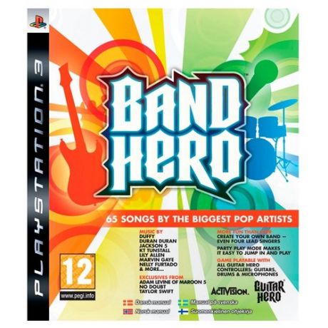 Игра для PlayStation 3 Band Hero, английский язык