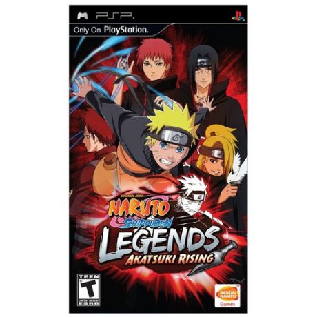 Игра для PlayStation Portable Naruto Shippuden: Legends Akatsuki Rising, английский язык