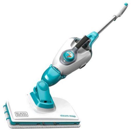 Пароочиститель BLACK+DECKER FSMH1351SM-QS, белый/голубой