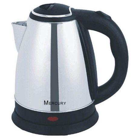 Чайник Mercury MC-6725, серебристый/черный