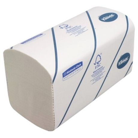 Полотенца бумажные Kleenex Ultra 6789 двухслойные белые в пачках, 15 уп. по 186 лист.