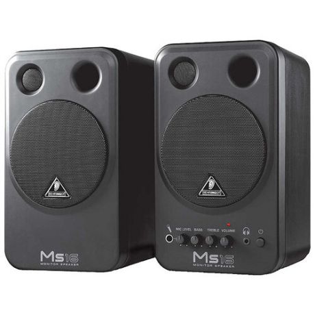 Полочная акустическая система BEHRINGER Monitor Speakers MS16 черный