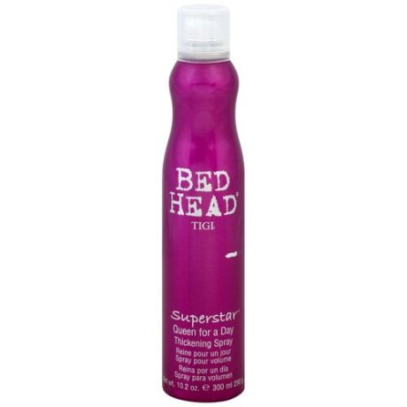 TIGI Bed Head спрей для укладки волос Superstar Queen for a day, слабая фиксация, 311 мл