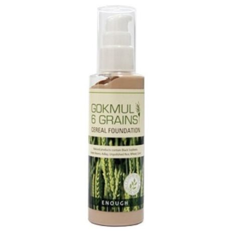 Enough Тональный крем Gokmul 6 Grains Cereal Foundation, 100 мл, оттенок: 13 light beige