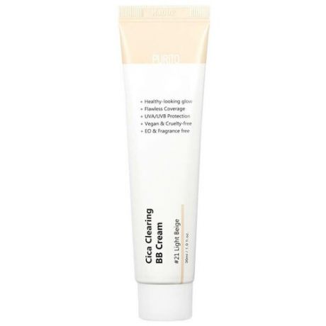 Purito BB крем Cica Clearing, SPF 38, 30 мл, оттенок: 23 natural beige