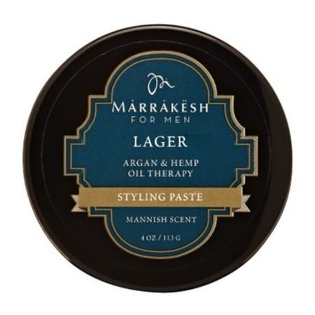 Marrakesh Паста for Men Lager Styling Paste, средняя фиксация, 113 г