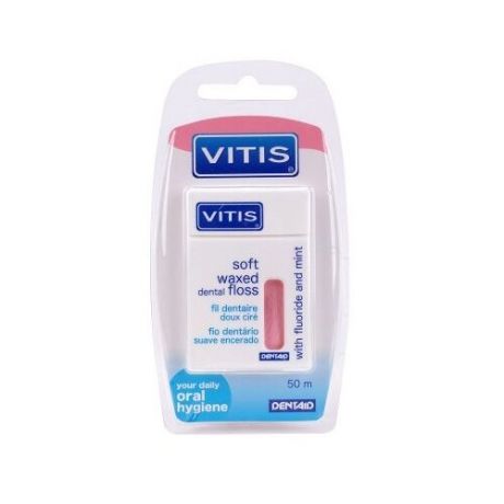 Dentaid Vitis Soft Waxed Dental Floss with Fluoride and Mint зубная нить