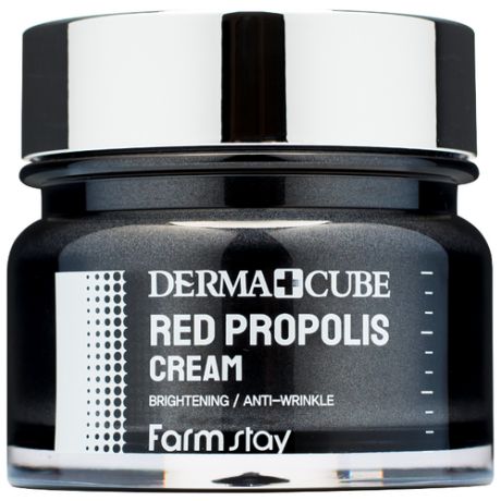 Farmstay Derma Cube Red Propolis Крем для лица с экстрактом прополиса и гибискуса, 80 мл