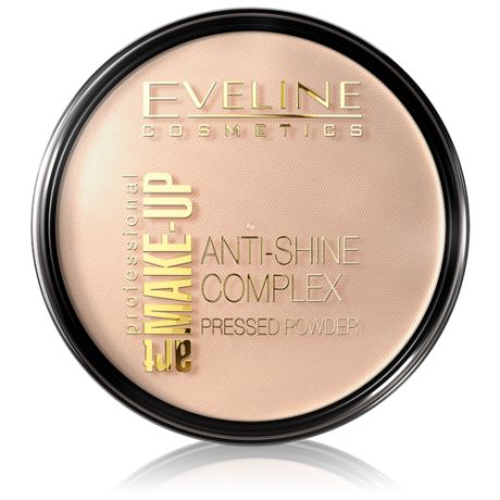 Eveline Cosmetics Пудра Art Make-Up Professional компактная Anti-Shine Complex Pressed Powder 33 Golden Sand