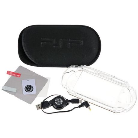 Black Horns Набор аксессуаров 6 в 1 для Playstation Portable (BH-PSE0803) черный