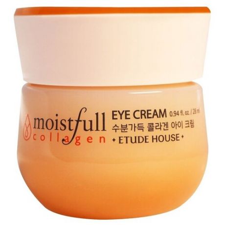 Etude House Крем для кожи вокруг глаз Moistfull Collagen Eye Cream, 28 мл