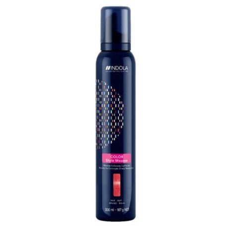 Мусс Indola Color Style Mousse Red, 200 мл, 187 г