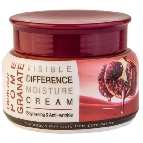 Farmstay Visible Difference Moisture Cream Pomegranate Увлажняющий крем для лица с экстрактом граната, 100 г