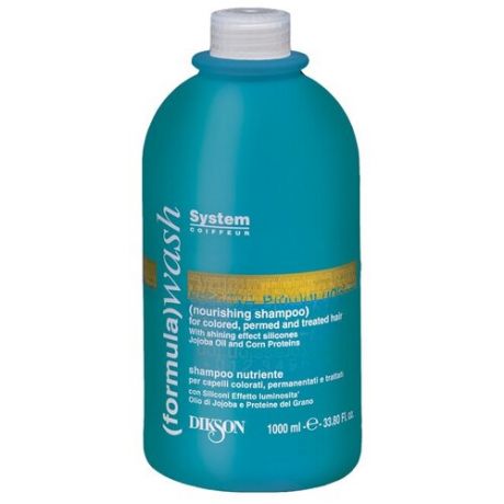 Dikson шампунь Formula Wash Nourishing питательный для окрашенных и поврежденных волос, 1000 мл