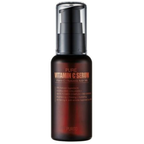 Purito Pure Vitamin C Serum Высококонцентрированная сыворотка для лица с витамином С, 60 мл