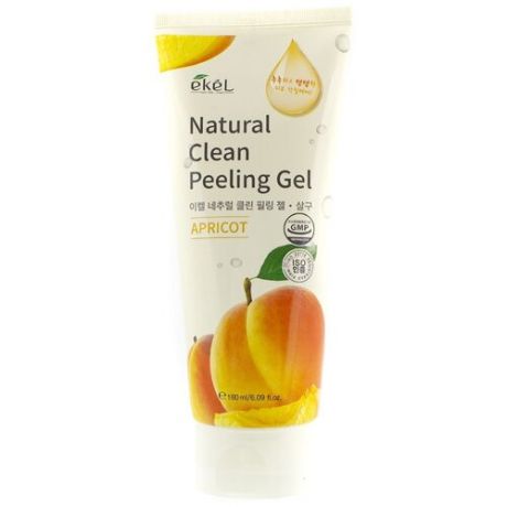 Ekel Пилинг-скатка Natural Clean Peeling Gel Apricot с экстрактом абрикоса 180 мл