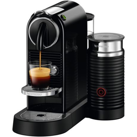 Кофемашина капсульная Nespresso C123 CitizMilk, красный