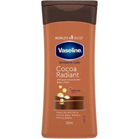Vaseline Лосьон для тела Интенсивное увлажнение с маслом какао, 200 мл
