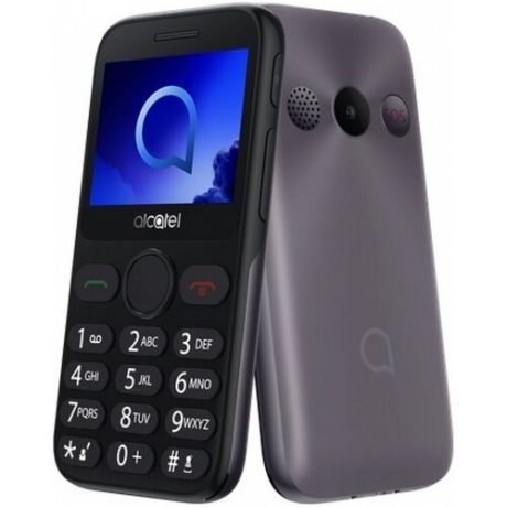 Телефон Alcatel 2019G, серебристый