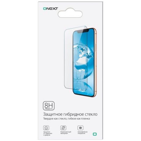 Гибридное защитное стекло Onext для телефона Huawei Y7Pro/Prime (2019)
