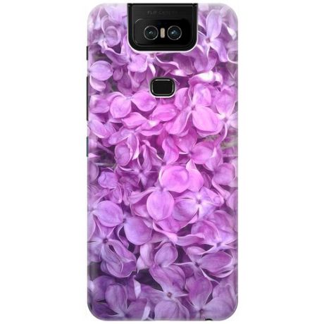 Силиконовый чехол на ASUS ZenFone 6 ZS630KL / Асус Зенфон 6 с принтом "Цветы серени"